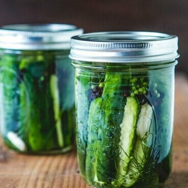 Homemade pickles