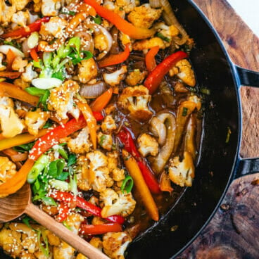 Cauliflower stir fry