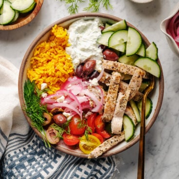 Greek Chicken Bowls