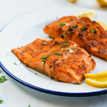 Grilled salmon