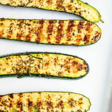 Grilled zucchini