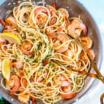 Shrimp pasta