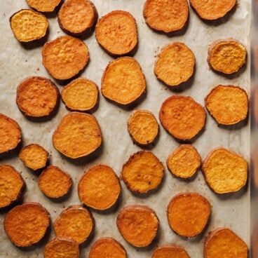 Baked Sweet Potato Slices