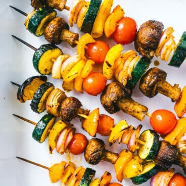 Vegetable kabobs