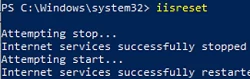 iisreset 