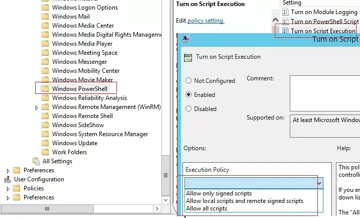 powershell script execution policy